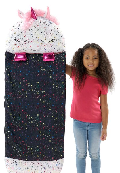 Happy Nappers: Csillám Unikornis párna hálózsák 137cm
