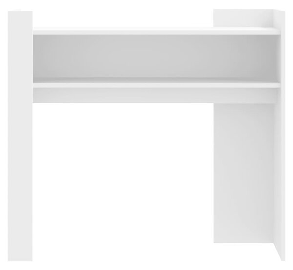 Fehér szerelt fa tálalóasztal 100 x 35 x 90 cm