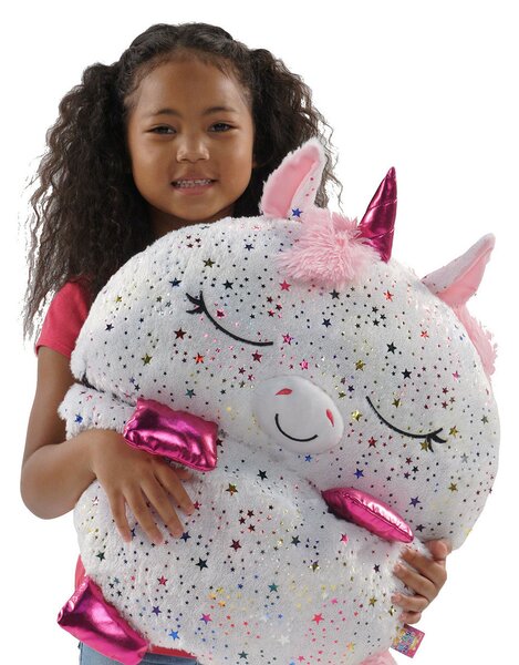 Happy Nappers: Csillám Unikornis párna hálózsák 137cm