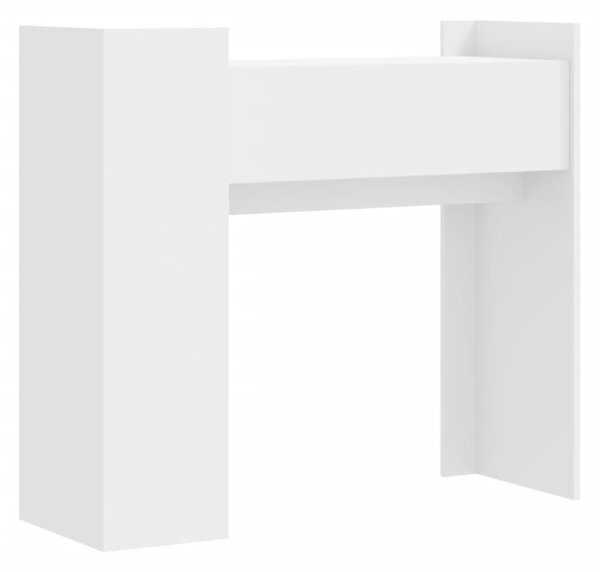 Fehér szerelt fa tálalóasztal 100 x 35 x 90 cm