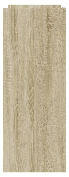 Sonoma tölgy színű szerelt fa tálalóasztal 100x35x90 cm