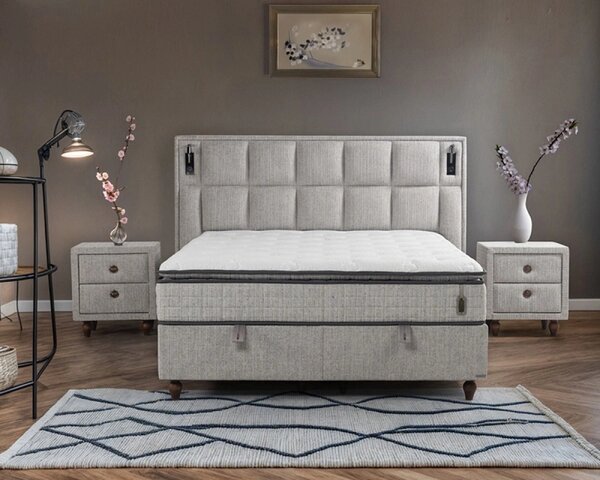 Emico prémium boxspring ágy (Méret: 160 cm)