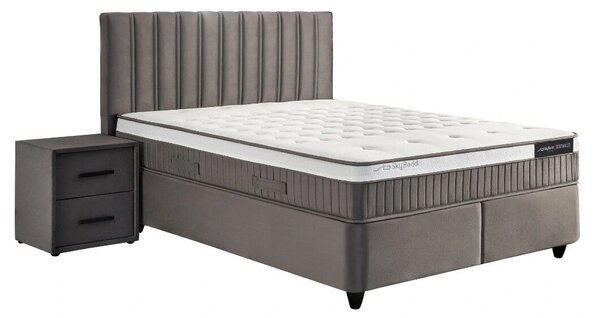 Costa boxspring ágy (Méret: 160 cm, Szín: bézs)