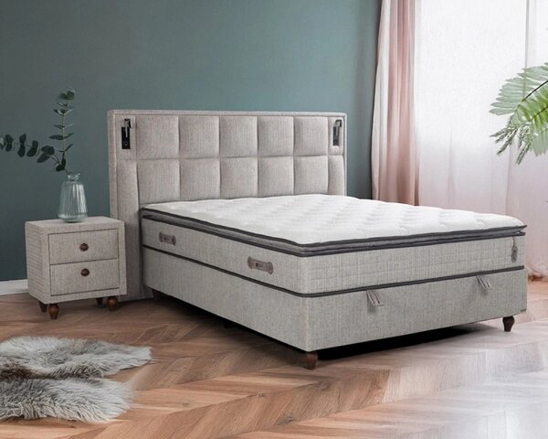 Emico prémium boxspring ágy (Méret: 160 cm)