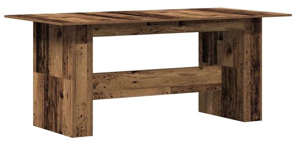Étkezőasztal Régi fa 180x90x76 cm Gépelt fa