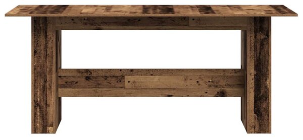 Étkezőasztal Régi fa 180x90x76 cm Gépelt fa