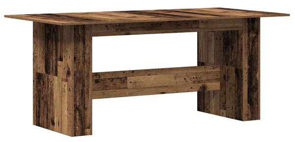 Étkezőasztal Régi fa 180x90x76 cm Gépelt fa
