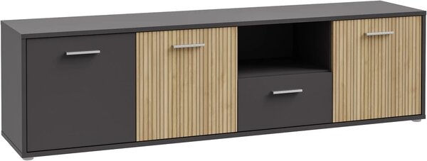 Quadro 2 nagy TV-állvány (Színek: Fekete)
