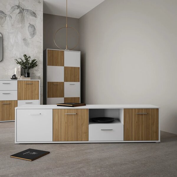 Quadro 2 nagy TV-állvány (Színek: Fekete)