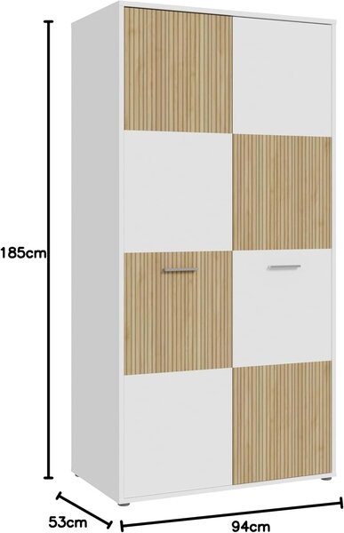 Quadro 2 gardróbszekrény