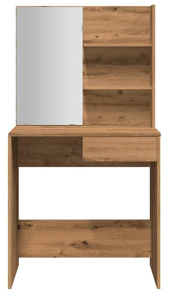 Fésülködőasztal tükörrel Artisan Oak 74,5x40x141 cm