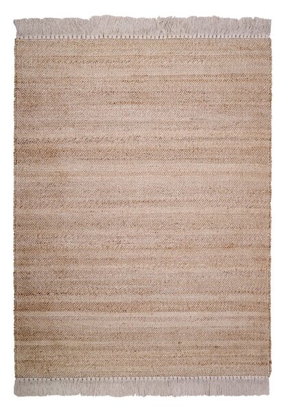 Lenny natúr kézzel készített szőnyeg, 110 x 170 cm - Nattiot