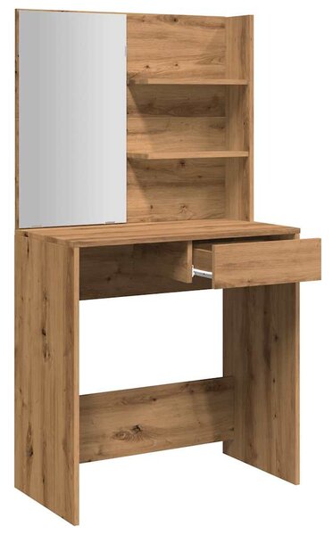 Fésülködőasztal tükörrel Artisan Oak 74,5x40x141 cm