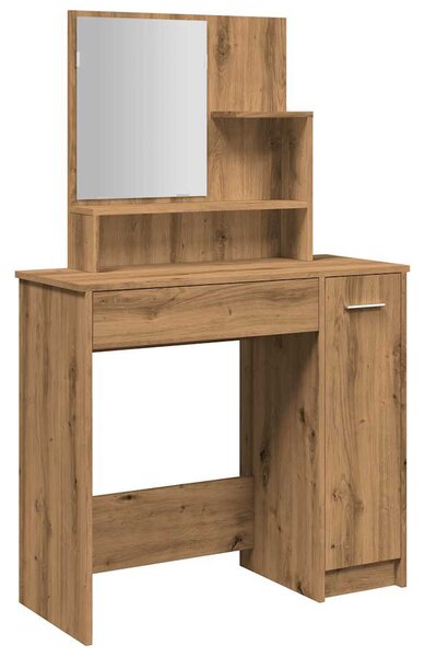 Fésülködőasztal tükörrel Artisan Oak 74,5x40x141 cm