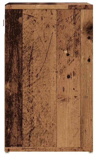 Cipősszekrény 2 db Régi fa 52x30x50 cm