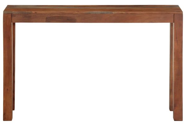 Konzolasztal 120x30x76 cm tömör fa akácfa