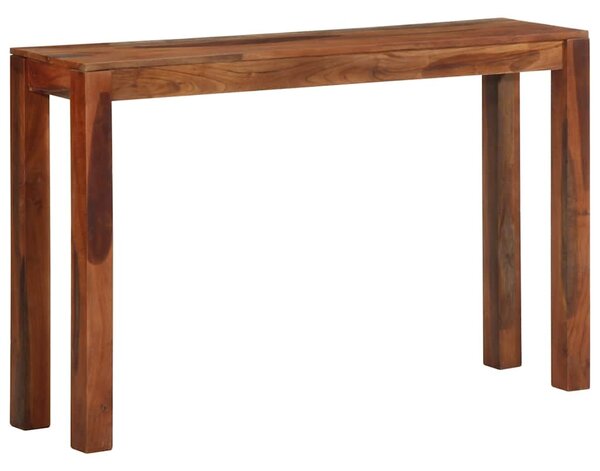 Konzolasztal 120x30x76 cm tömör fa akácfa