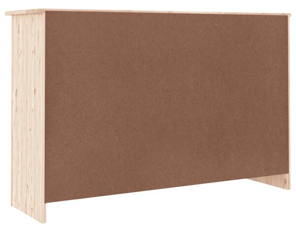 ALTA tömör fenyőfa tálalószekrény 112x35x73 cm