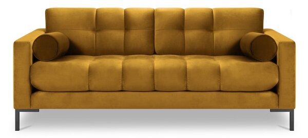 Bali sárga bársony kanapé - Cosmopolitan Design