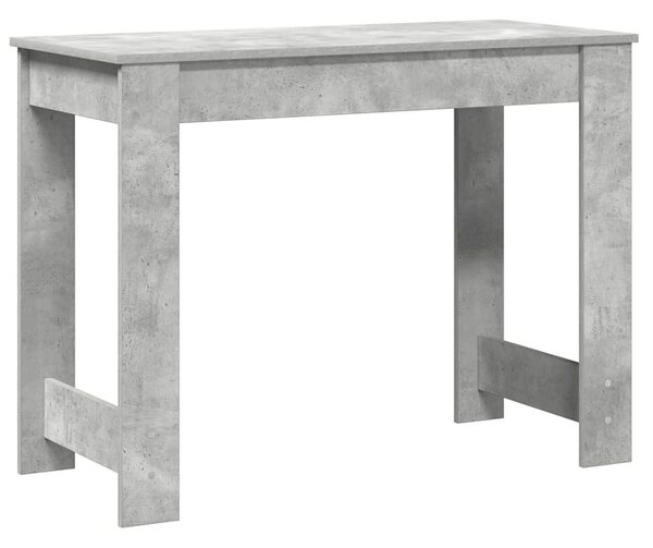 Betonszürke forgácslap íróasztal 100x45x75 cm