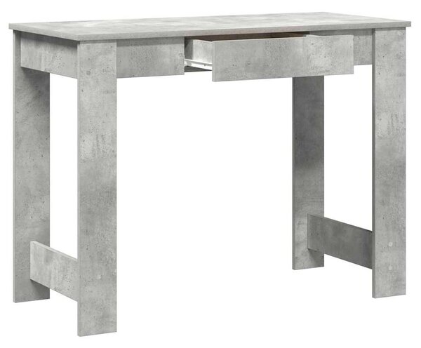 Betonszürke forgácslap íróasztal 100x45x75 cm