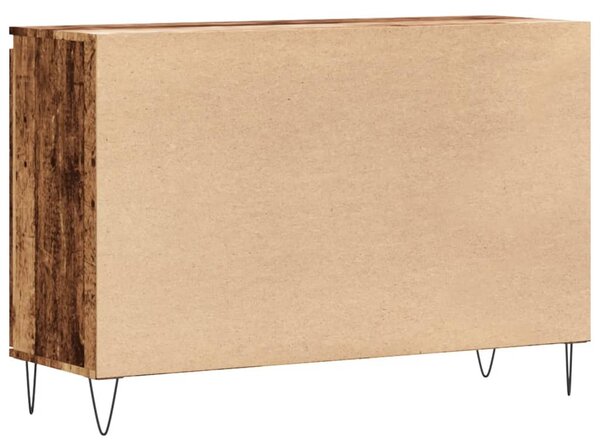 Antik fa színű szerelt fa tálalószekrény 101,5 x 35 x 70 cm
