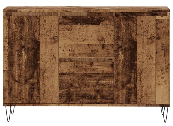 Antik fa színű szerelt fa tálalószekrény 101,5 x 35 x 70 cm