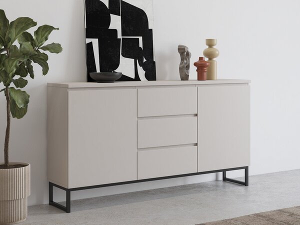 Komód Velsora 102, Laminált forgácslap, 82x150x35cm, Kasmír