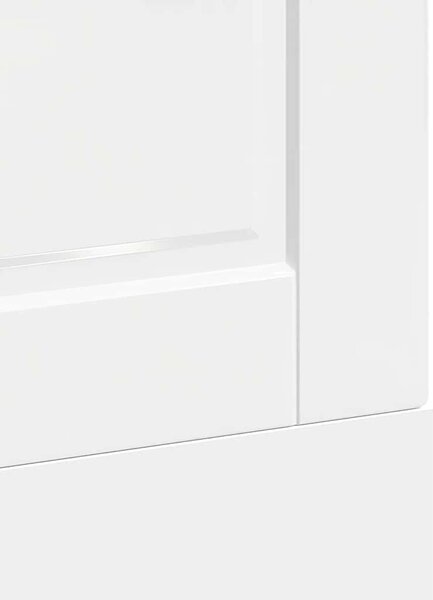 Mosogatógép panel Porto magasfényű fehér 60x1,5x57 cm gépi fa