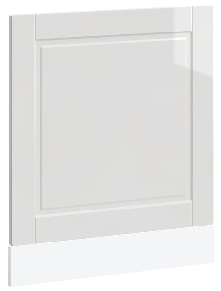 Mosogatógép panel Porto magasfényű fehér 60x1,5x57 cm gépi fa