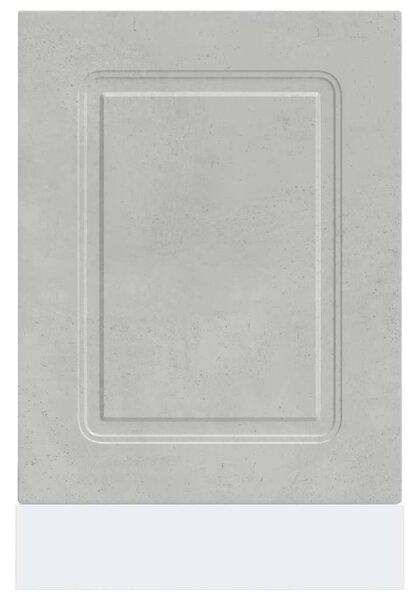 Mosogatógép panel Kalmar beton szürke 45x1,5x57 cm