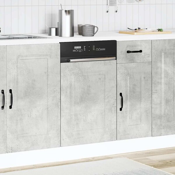 Mosogatógép panel Kalmar beton szürke 45x1,5x57 cm