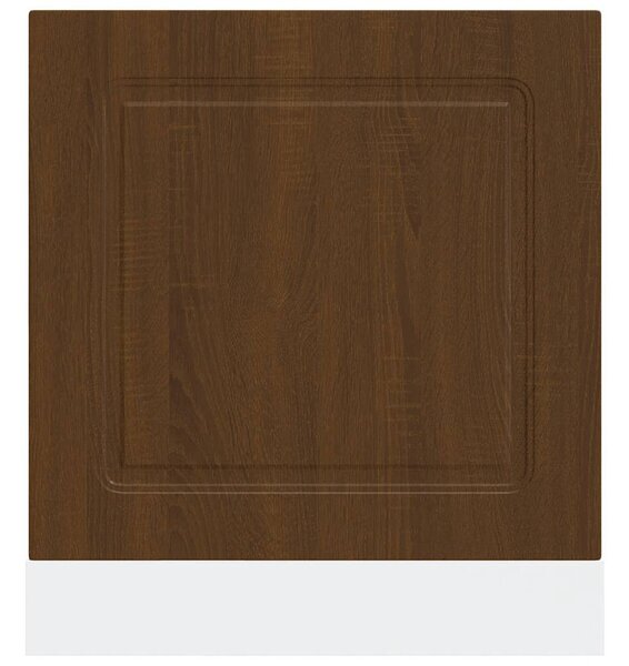 Mosogatógép panel Kalmar barna tölgy 60x1,5x57 cm műanyag fa