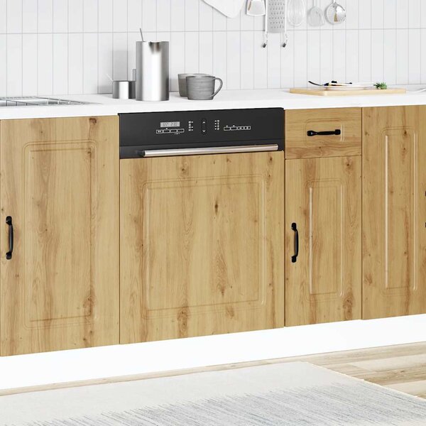 Mosogatógép panel Kalmar kézműves tölgy 60x1,5x57 cm