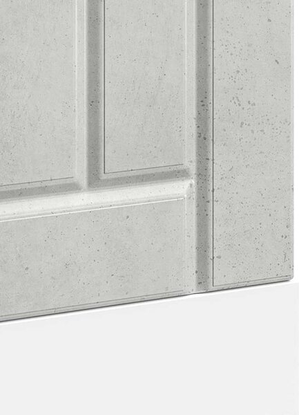 Mosogatógép panel Lucca beton szürke színű fából készült műfa