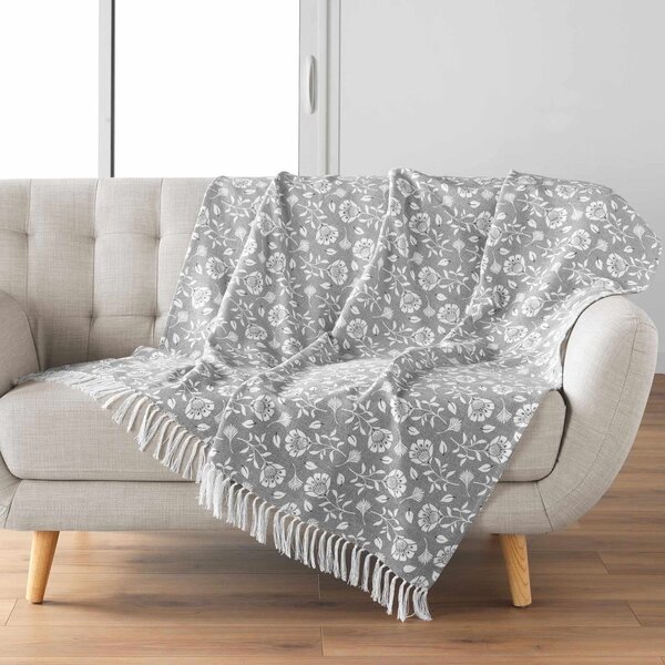 Szürke takaró 125x150 cm Flavie – douceur d'intérieur