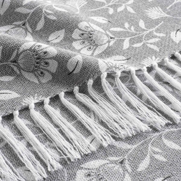 Szürke takaró 125x150 cm Flavie – douceur d'intérieur