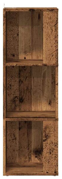 Antik fa szerelt fa sarokszekrény 33 x 33 x 100 cm