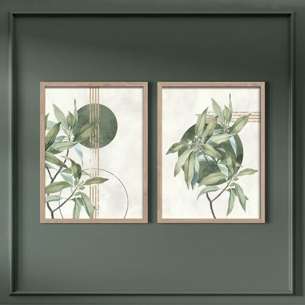 Kép szett 2 db-os 30x40 cm Green – Styler