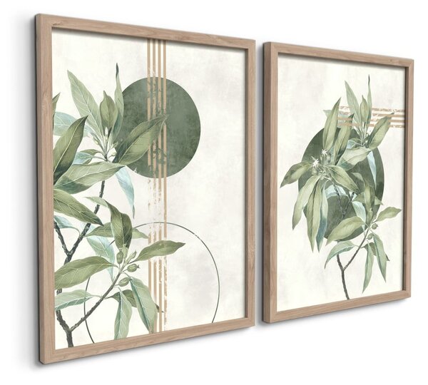 Kép szett 2 db-os 30x40 cm Green – Styler