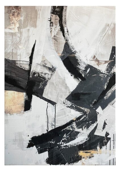 Kép kézzel festett részletekkel 70x100 cm Ash – Styler
