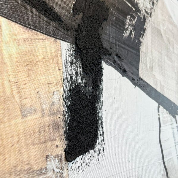Kép kézzel festett részletekkel 70x100 cm Ash – Styler