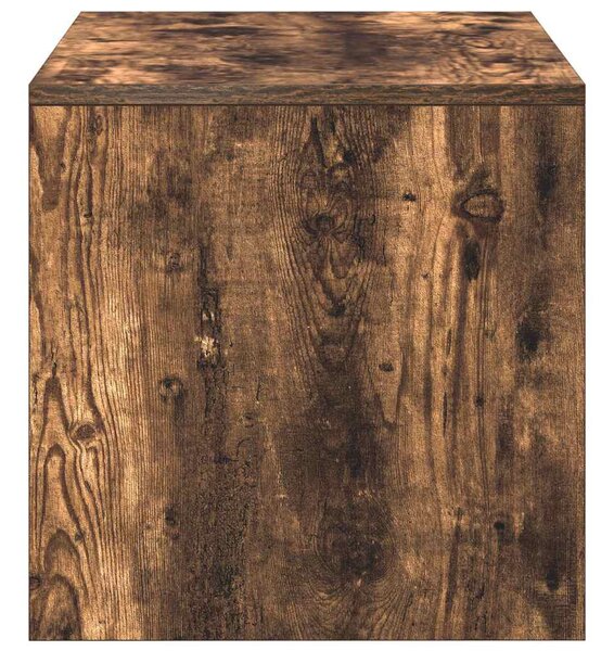 Füstös tölgy színű szerelt fa TV-szekrény 100 x 40 x 40 cm