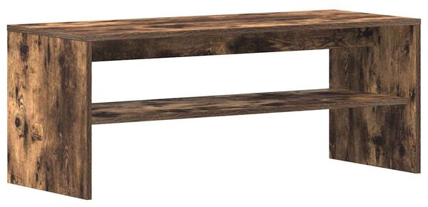 Füstös tölgy színű szerelt fa TV-szekrény 100 x 40 x 40 cm