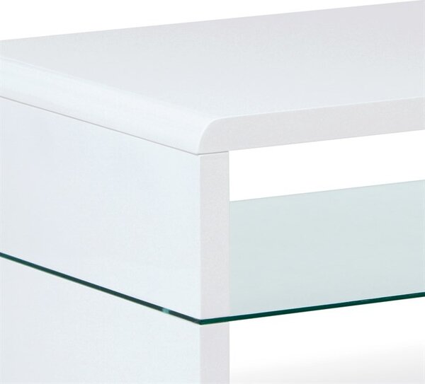 Dohányzóasztal 110 × 60 × 40 cm, MDF, fehér AHG-402 WT