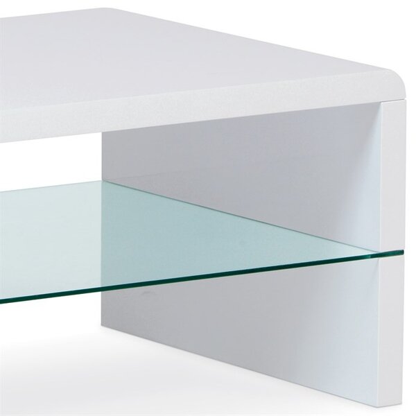 Dohányzóasztal 110 × 60 × 40 cm, MDF, fehér AHG-402 WT