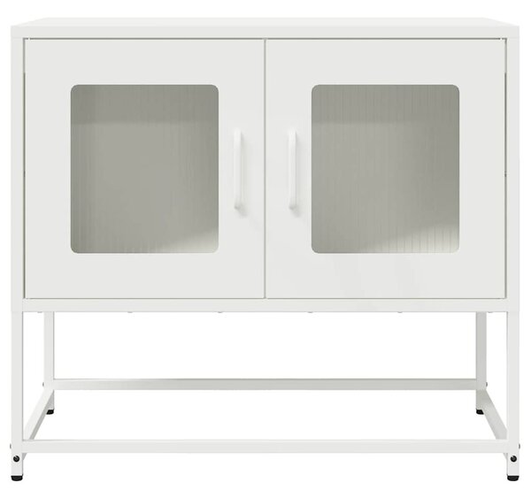 Fehér hidegen hengerelt acél TV-szekrény 68x39x60,5 cm