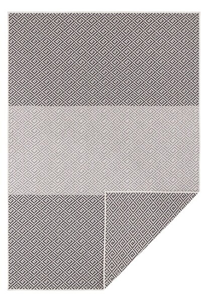 Maui fekete-fehér kétoldalas kültéri szőnyeg, 120 x 170 cm - NORTHRUGS