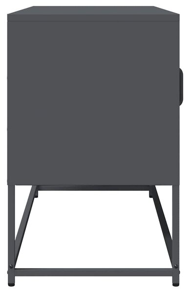 Antracit hidegen hengerelt acél TV-szekrény 100,5x39x60,5 cm