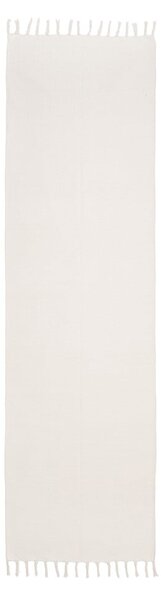 Agneta fehér kézzel szőtt pamut futószőnyeg, 70 x 250 cm - Westwing Collection